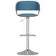preview thumbnail 33 of 43, WYNDENHALL Calinda Mid Century Modern 33 inch Adjustable Swivel Bar Stool