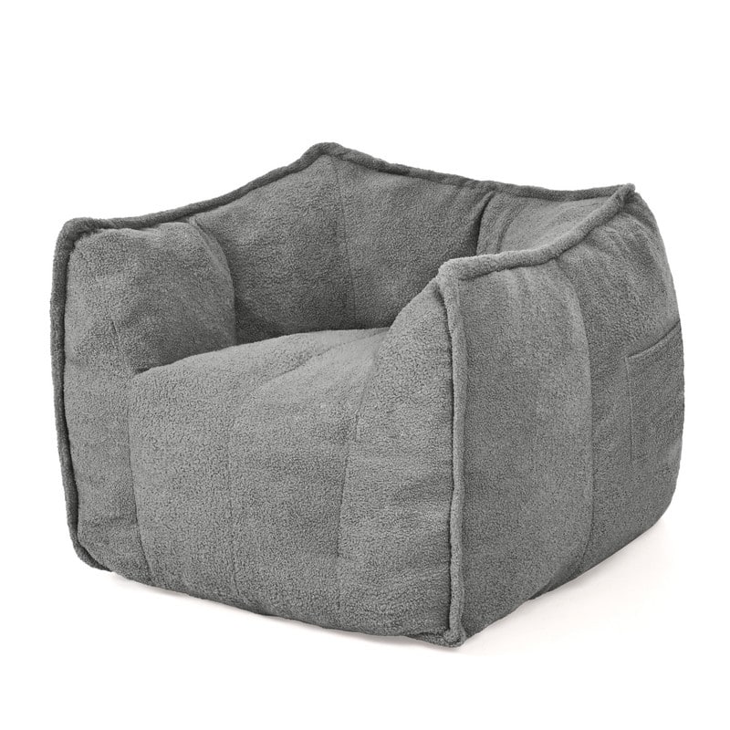 Teddy Fleece Single Bean Bag Chair