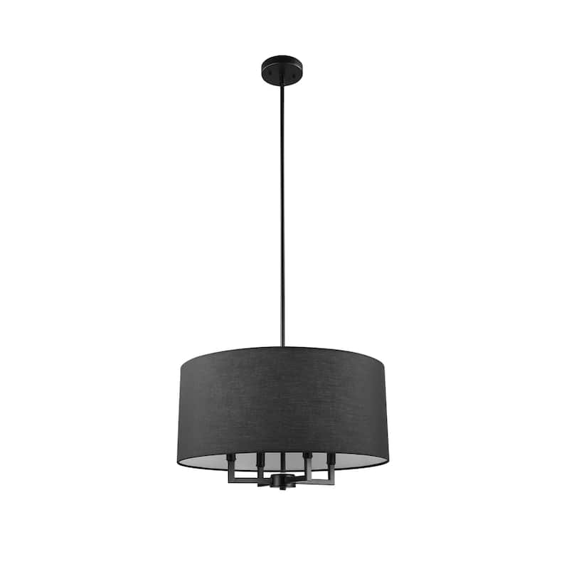Globe Electric Emery 4 Light 20" Wide Drum Chandelier