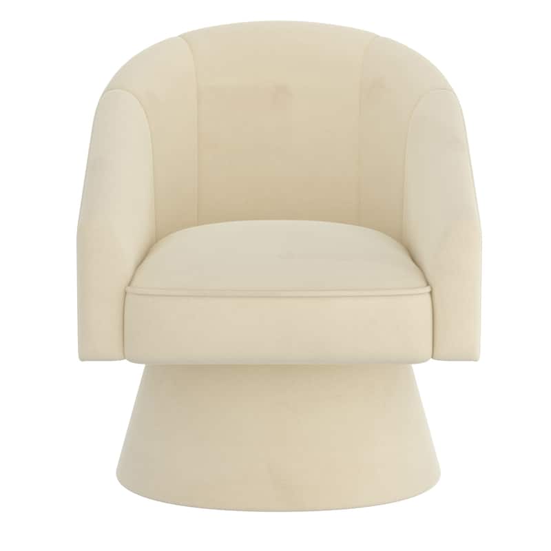 Modern Velvet Swivel Accent Chair -