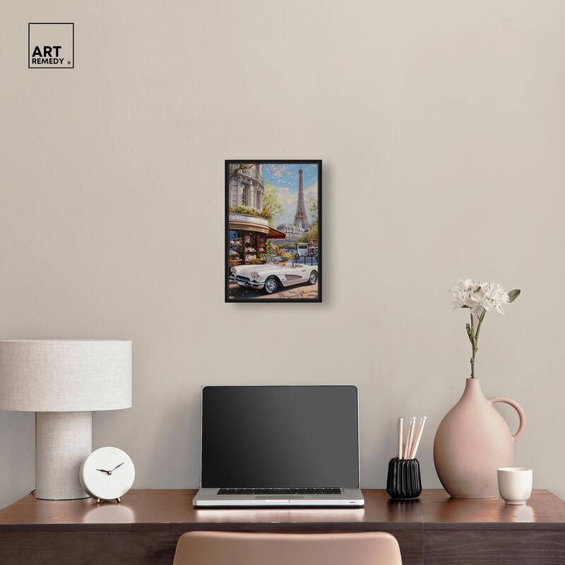 A View of Paris from the Car Canvas by Art Remedy