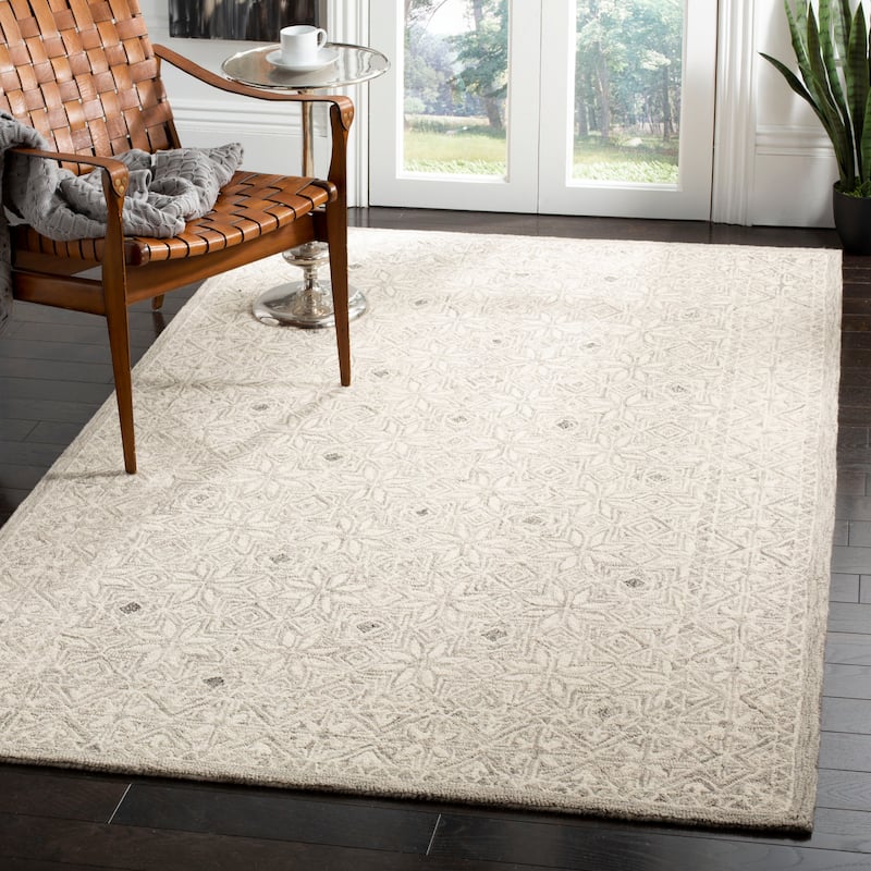 SAFAVIEH Handmade Micro-Loop Sudeshna Wool Rug