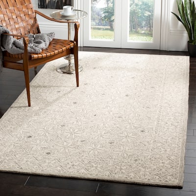 SAFAVIEH Handmade Micro-Loop Sudeshna Wool Rug