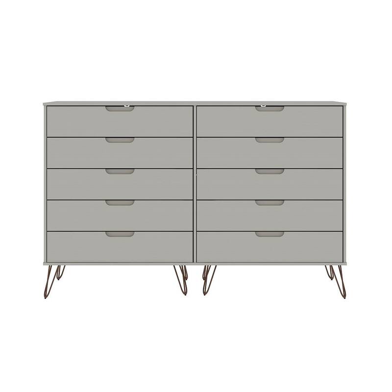 Manhattan Comfort Rockefeller 3-Piece Dresser and Nightstand Set