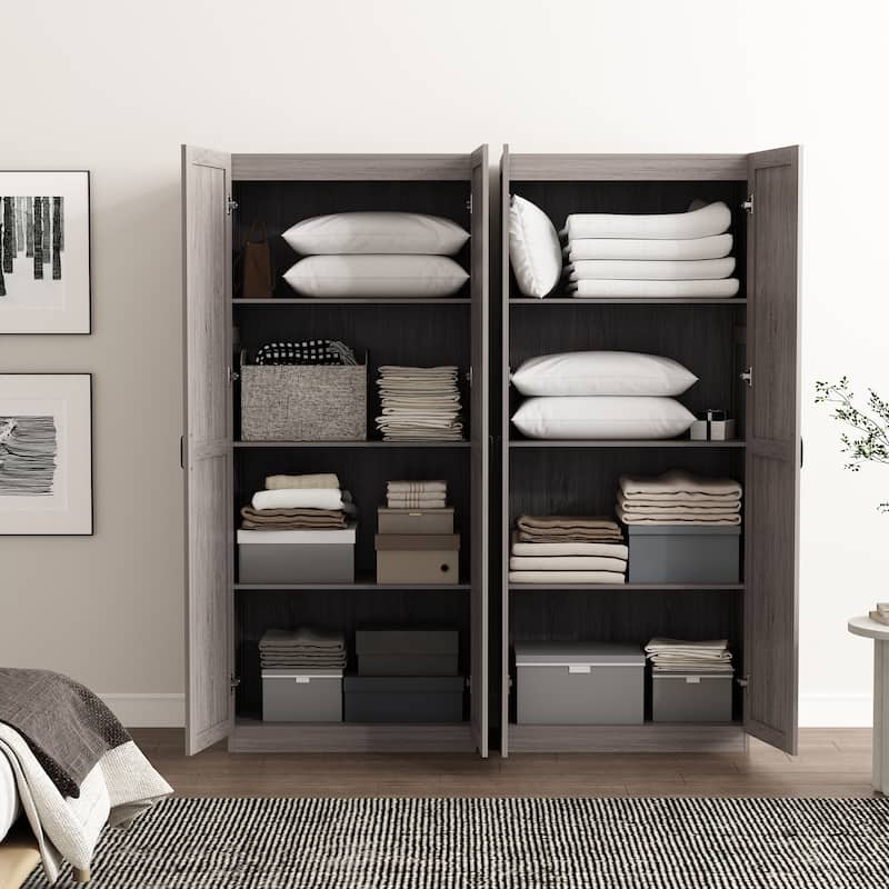 Manhattan Comfort Cornelia Modern Adjustable Shelf Storage Closet 2.0