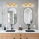 preview thumbnail 64 of 93, 2/3/4/5 Light Bathroom Vanity Light Wall Sconce with Crystal Shade