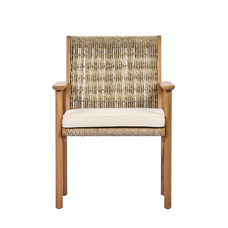 Christopher Knight Home - Solara 7-Piece Patio Acacia Wood Dining Set