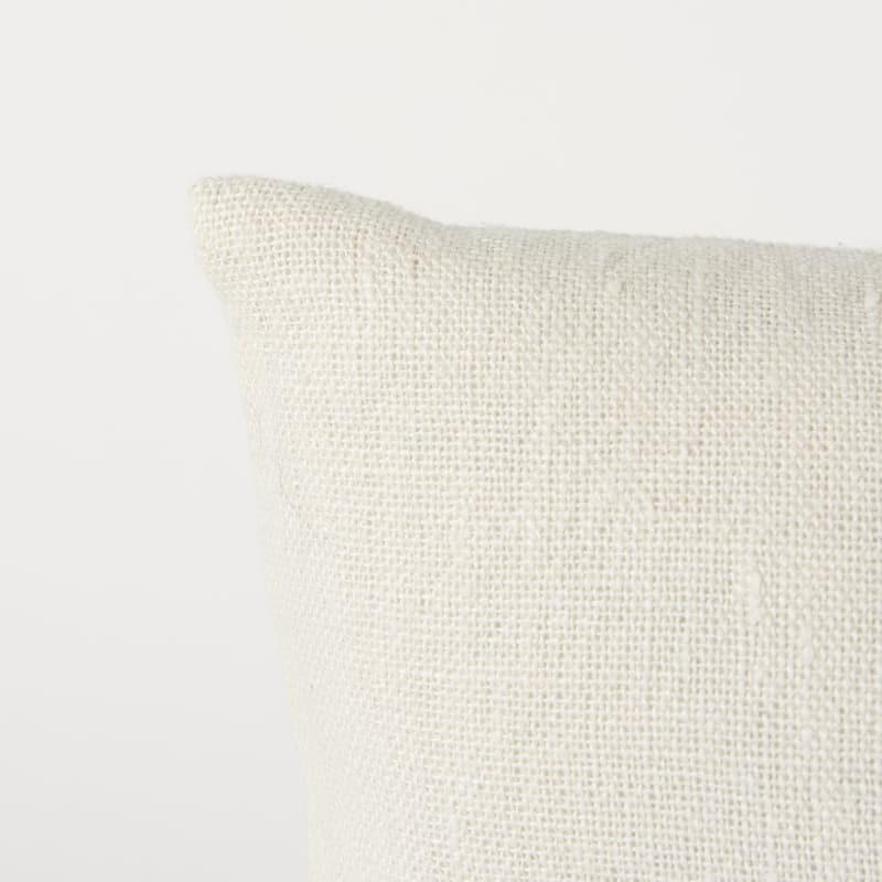Beige and Central Blue Stripes Accent Pillow Cover