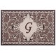 preview thumbnail 8 of 21, SAFAVIEH Handmade Monogram Galatea Rug 2'6" x 4' - G - Mocha - Rectangle