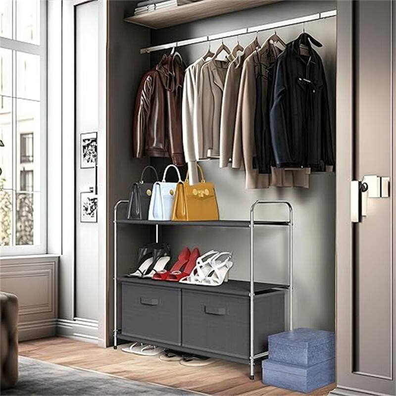 Closet Storage with 2 Drawers
