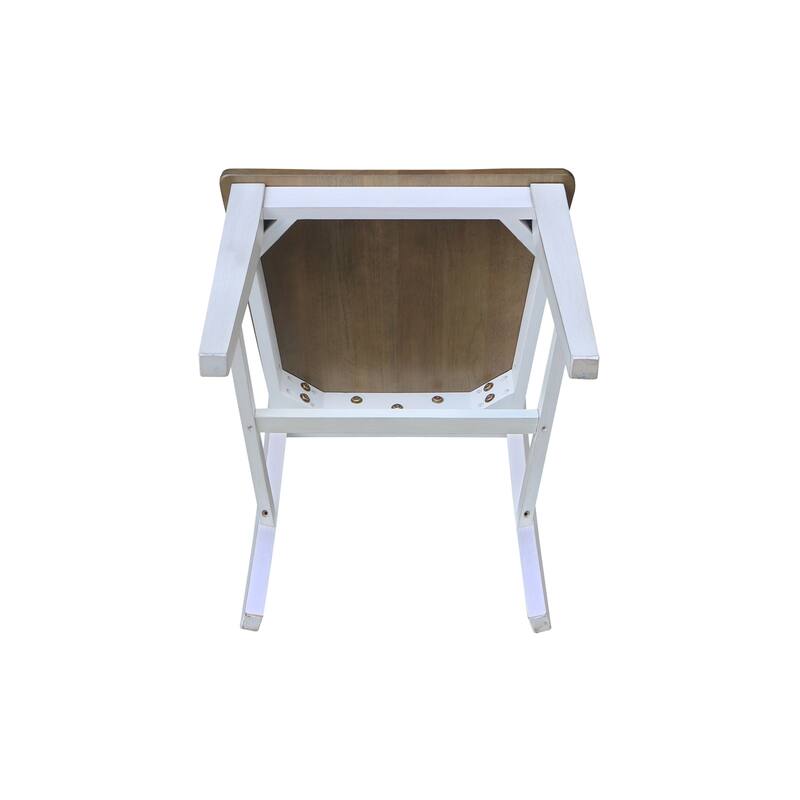 Elle Solid Wood Dining Chairs, Set of 2
