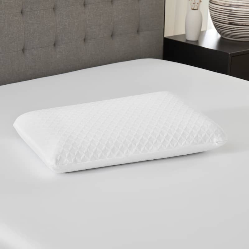 Bodipedic Classics Gel-Infused Conventional Memory Foam Bed Pillow - White