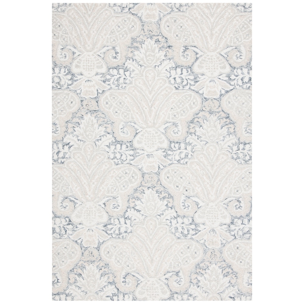 SAFAVIEH Handmade Micro-Loop Kolfinna Modern Wool Rug