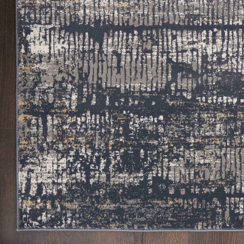 Michael Amini MA90 Uptown Abstract Area Rug