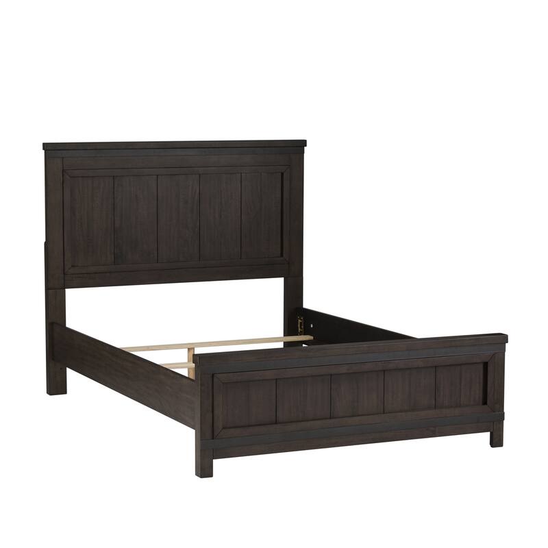 Liberty Furniture Thornwood Hills Youth Panel Bedroom Set with Bed, Dresser, Mirror - Full or Twin - Full