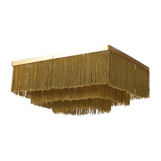 Flush Mount Fringe Light Fixture