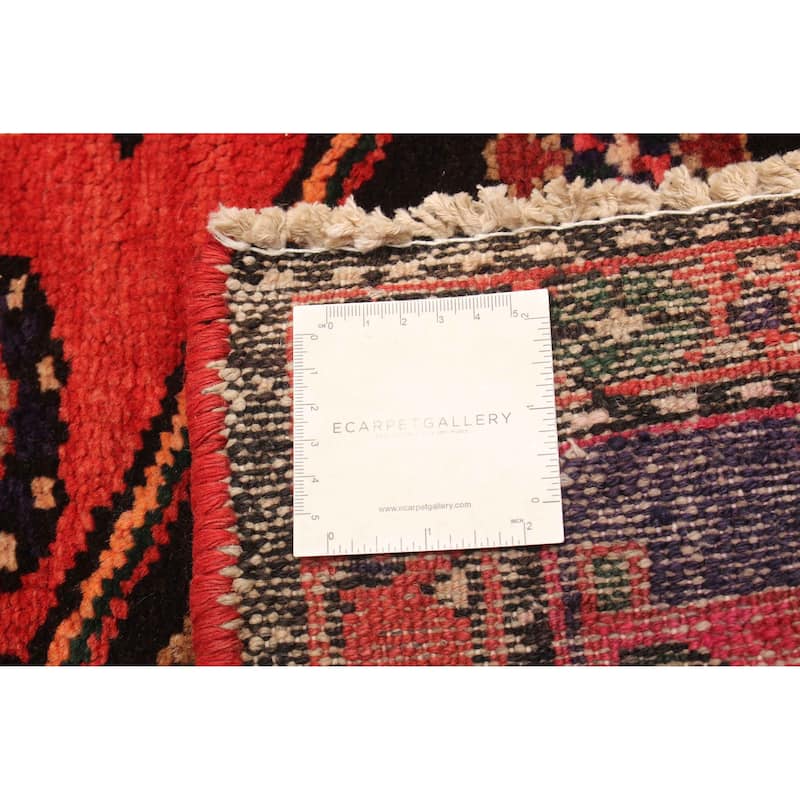 ECARPETGALLERY Hand-knotted Andelz Red Wool Rug - 4'2 x 7'5