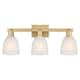 Option Brushed Brass / White