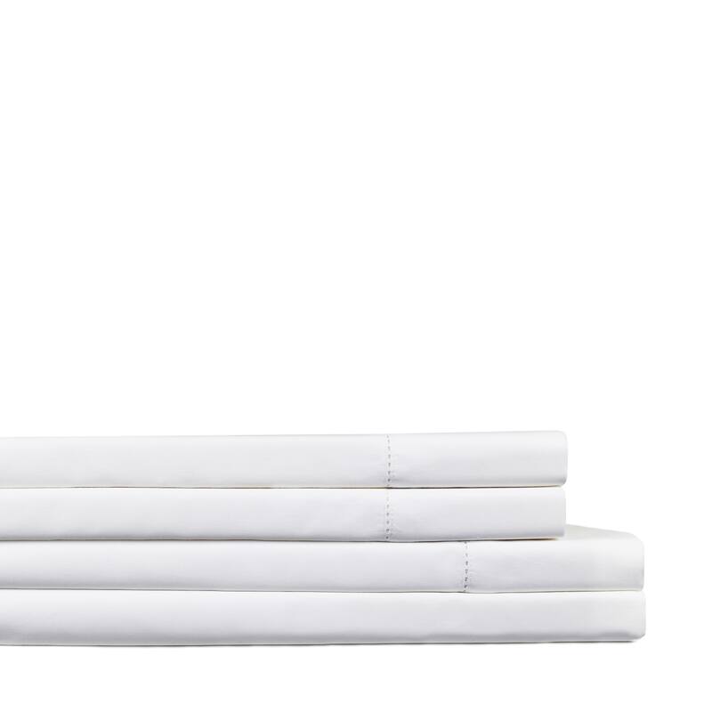 500 Thread Count Egyptian Cotton Hemstitch Sheet and Pillowcases