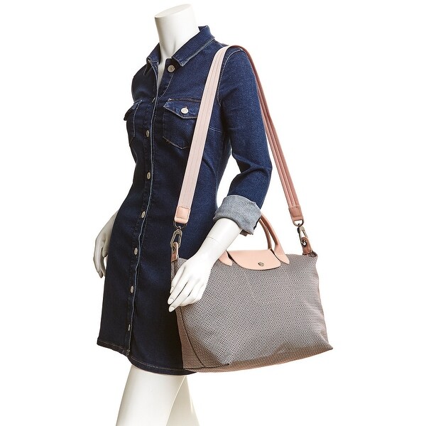 longchamp le pliage medium short handle