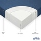 preview thumbnail 4 of 4, Milliard 4.5-inch Tri-Fold Twin XL Mattress Sofa Bed