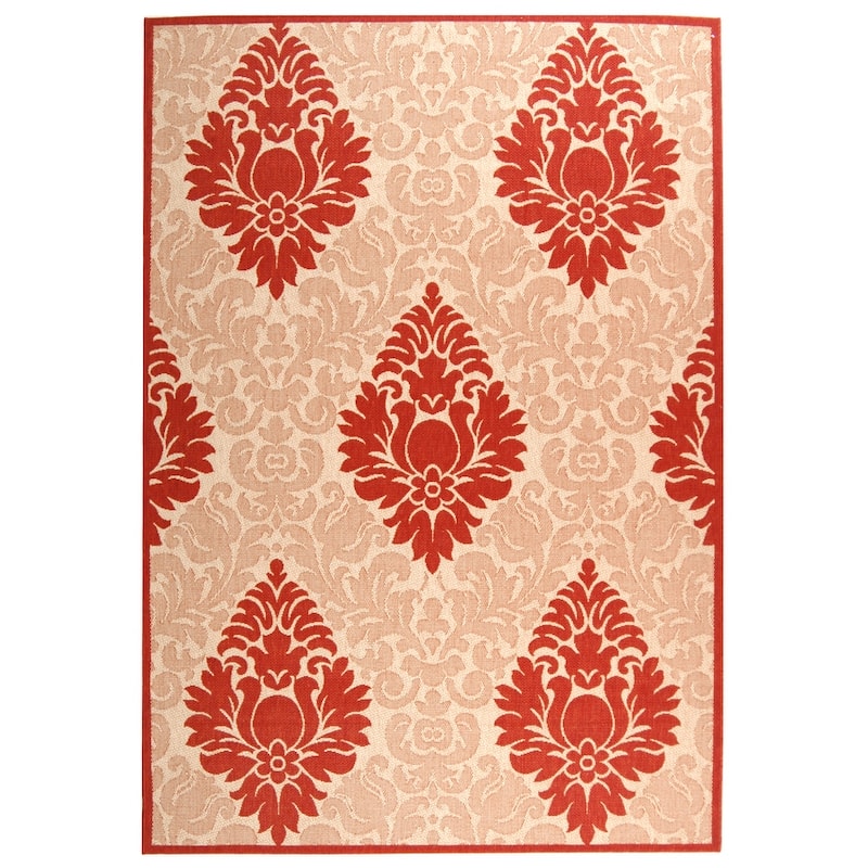 SAFAVIEH Courtyard Donara Boho Indoor/ Outdoor Waterproof Patio Backyard