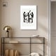 preview thumbnail 47 of 60, Bebop II Black Art Canvas Print by Art Remedy