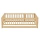 preview thumbnail 21 of 20, Twin Size Floor Bed, Montessori Floor Bed with Fence and Door, Kids Montessori Bed Twin Size