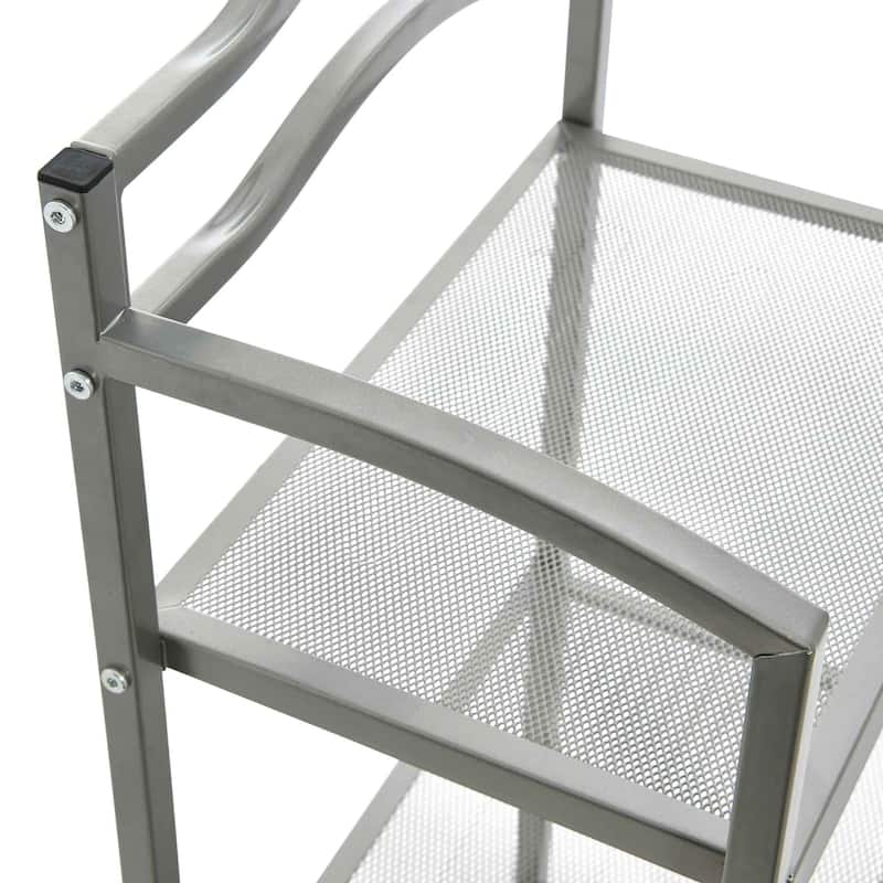 Household Essentials 2-Tier Metal Wall Mount Bathroom Storage Rack