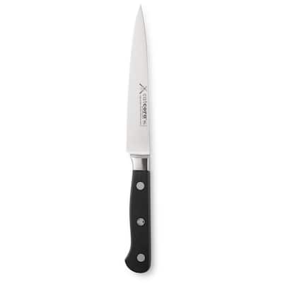 atCora Forged Utility Knife, Professional 6-Inch German Steel Blade, Ergonomic Triple-Rivet Handle, NSF-Certified Kitchen Knife