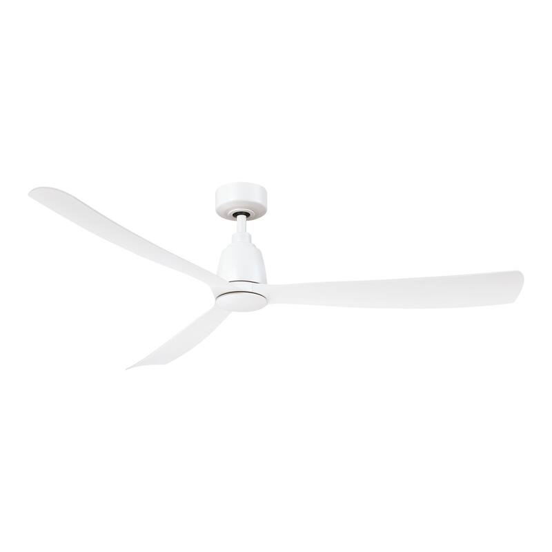 Fanimation Kute 60 inch Indoor/Outdoor Smart Ceiling Fan with Remote - Matte White