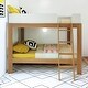 preview thumbnail 2 of 5, Max and Lily Mid-Century Modern Full over Full Bunk Bed