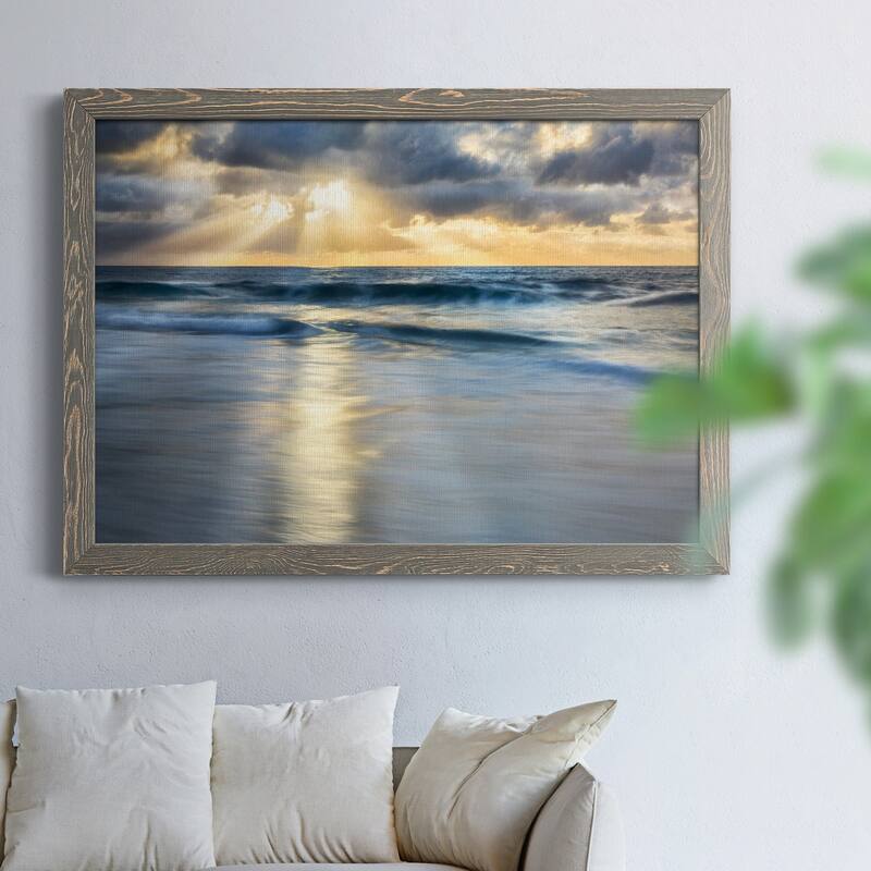 Cloudscape Shore-Premium Framed Canvas - Ready to Hang