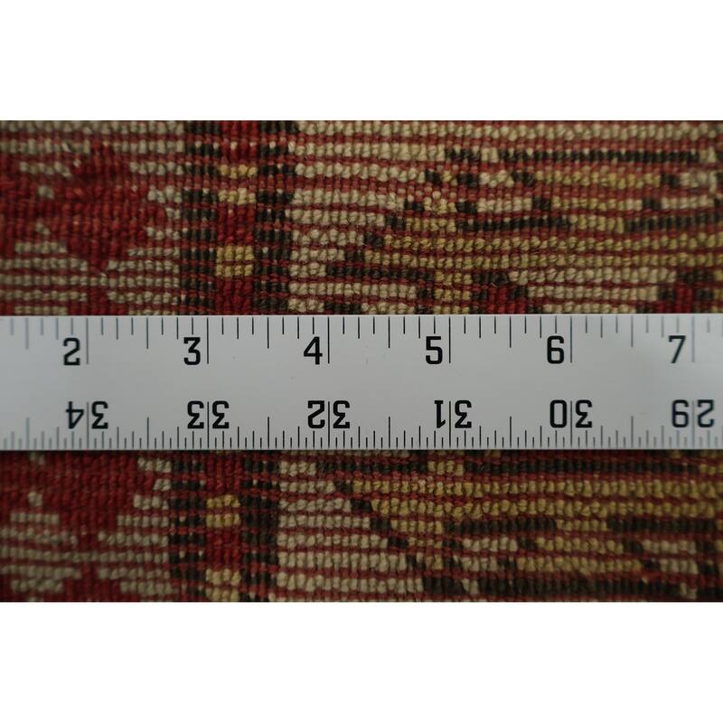 Hand Knotted Oriental 100% Wool Carpet Traditional Tribal Beige & Ivories Kazak Area Rug - 7' 11'' X 4' 11''