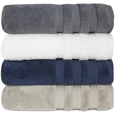 Lavish Touch 100% Cotton 700 GSM Ultima Bath Towels Set & Bath Sheet Set