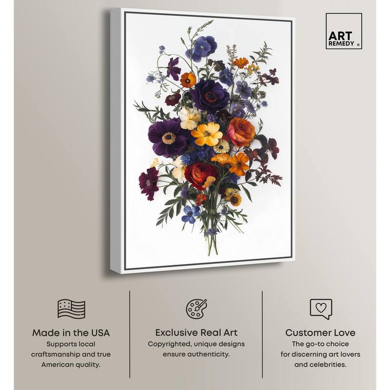 Regal Rose Riot III Canvas by Art Remedy