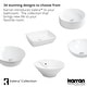 preview thumbnail 5 of 3, Karran Valera 27" Vitreous China Vessel Bathroom Sink in White