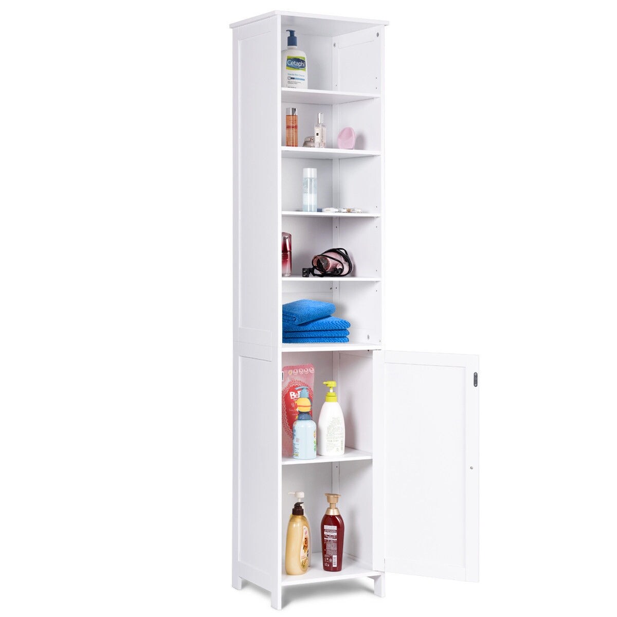 Shop 72 H Tall Floor Storage Cabinet Free Standing Shelving On Sale Overstock 20461928