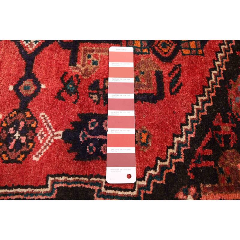 ECARPETGALLERY Hand-knotted Andelz Red Wool Rug - 3'11 x 7'0