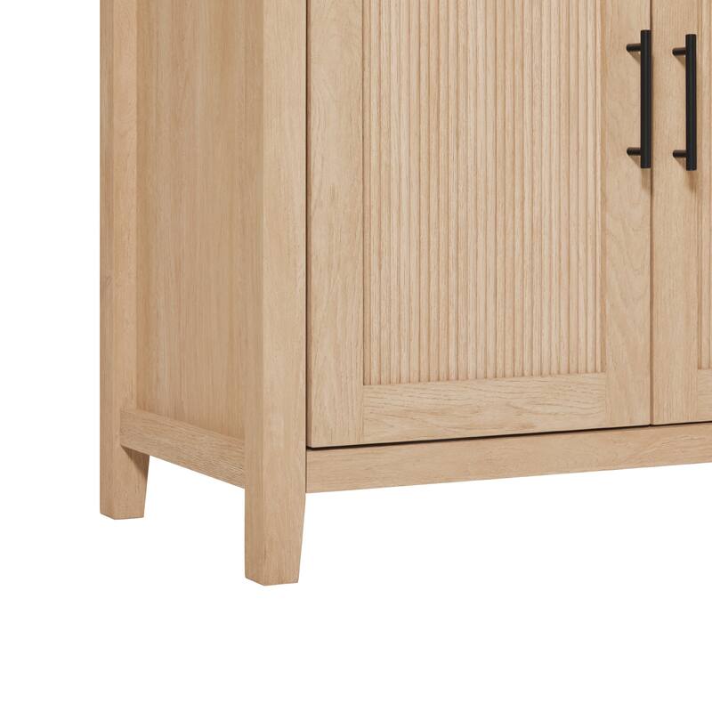 Walker Edison Modern 60-inch Reeded Sideboard with Arched Doors