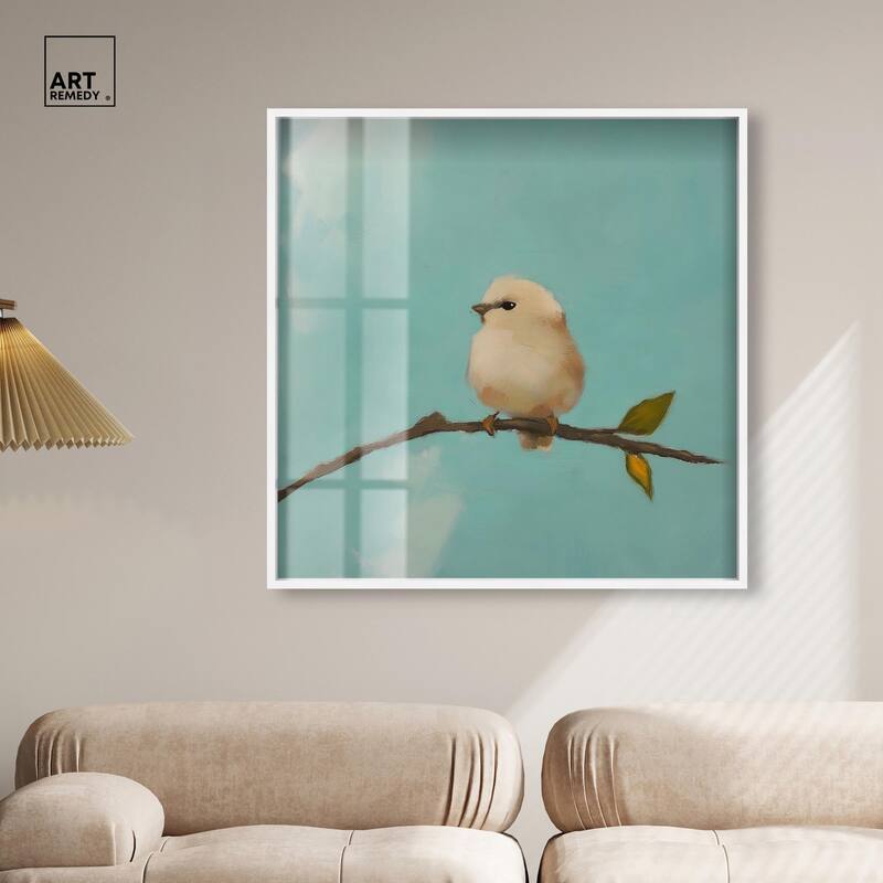 Azure Avian Shadowbox by Art Remedy