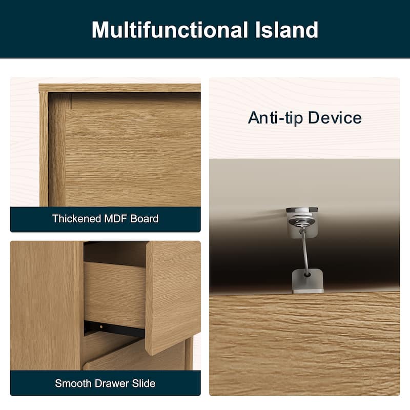 2-Drawer Dresser with Modern Design, Versatile Storage for Any Room