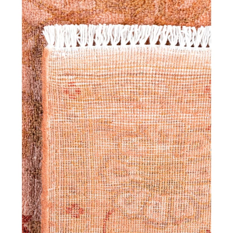 Overdyed One-of-a-Kind Hand-Knotted Area Rug - Beige - 3' 0" x 10' 6"