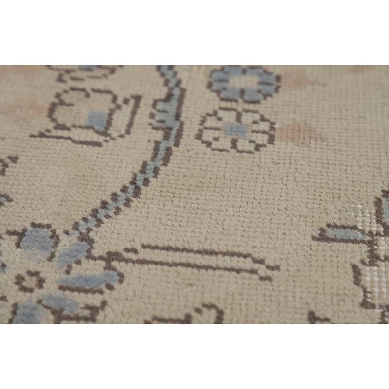Traditional Floral Tabriz Persian Rug Hand-Knotted Wool Carpet - 9'4"x 13'1"