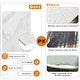 preview thumbnail 10 of 16, 6 Seater Kitchen Dining Table Modern Marble Tabletop Rectangular with Tapered Metal Legs