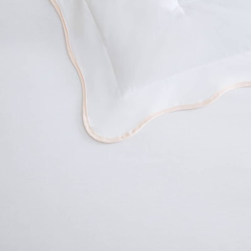 Martha Stewart Simple Scallop Cotton Comforter Set