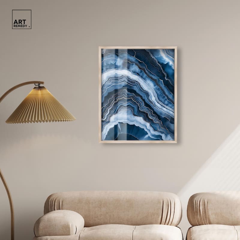 Azure Abyss Layers Shadowbox by Art Remedy