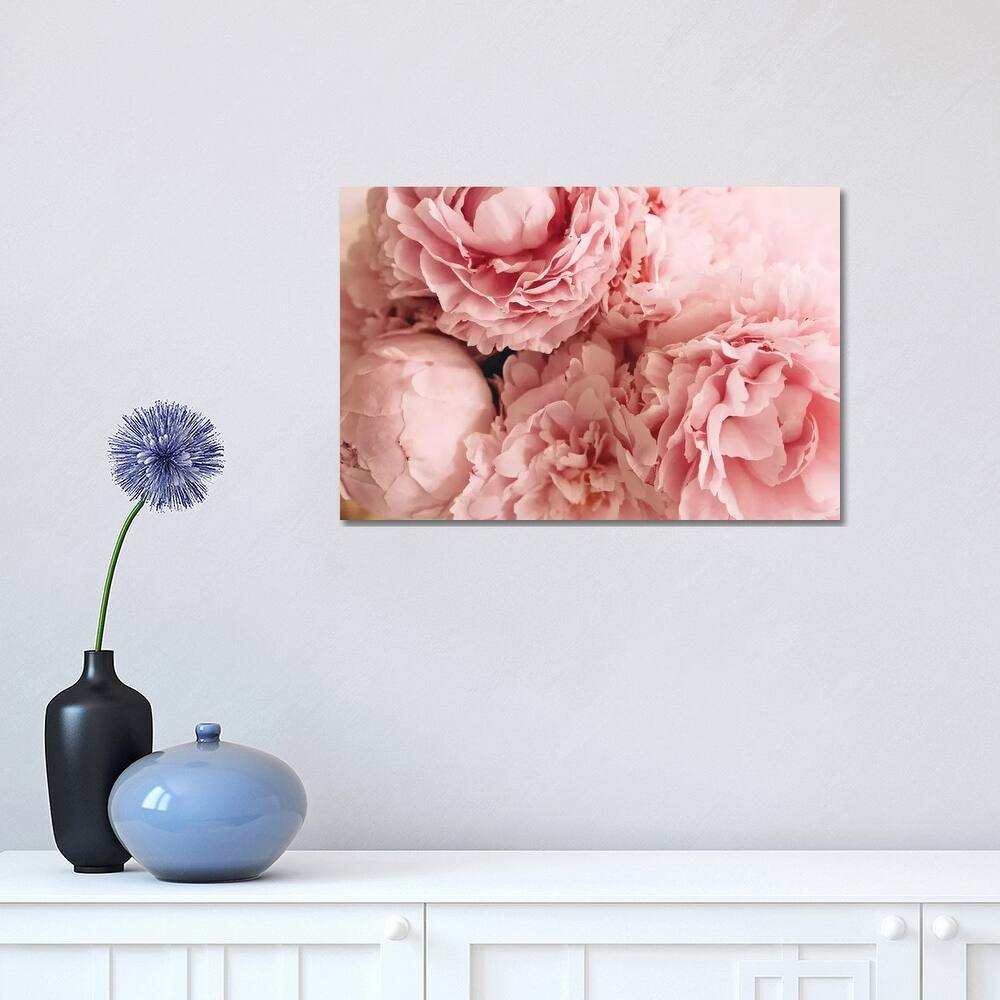 iCanvas "Blush Peonies" by Chelsea Victoria Canvas Print