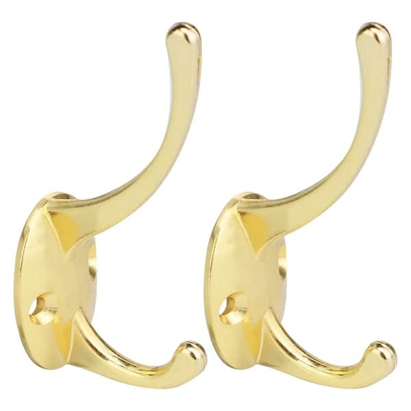 Shop 2pcs Wall Hooks Zinc Alloy Hook Coat Bags Towel Key Hanger W Screws Gold Tone Gold Tone On Sale Overstock 28849933 A wide variety of key and hanger options are available to you, such as metal, wood, and leather. overstock com