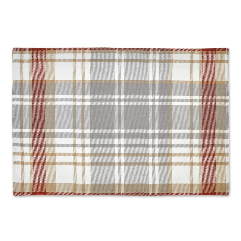 DII Thankful Reversible Embellished Placemat Set, 4 Piece